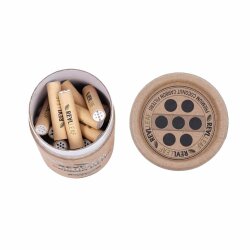 Real Leaf Activated Carbon Filters - Box with 50pcs. - Ø6.0 mm