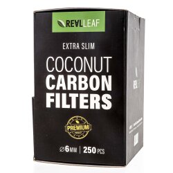 Real Leaf Activated Carbon Filters - Sample Display Box (250 units / 500 filters; 2 pcs per unit)