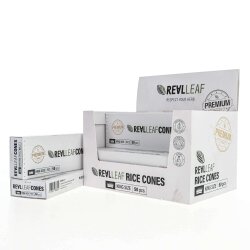 Real Leaf Prerolled / Cones 109/26 mm - White - 50-pack -...