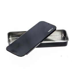 Real Leaf Metal Tin - for 3-Pack (115 mm) - Black