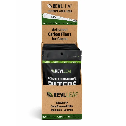 Real Leaf JoinTip Plug&Puff Filter - 50 Stk. in Zip-Bag - Ø6mm
