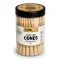 Real Leaf Prerolled / Cones 109/26 mm - Unbleached - 100-pack - Cylinder