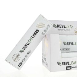 Copy of Real Leaf Prerolled / Cones 109/26 mm - Unbleached - 50-pack - Cylinder