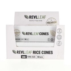Copy of Real Leaf Prerolled / Cones 109/26 mm - Unbleached - 50-pack - Cylinder