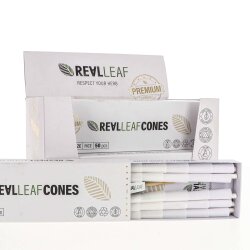 Copy of Real Leaf Prerolled / Cones 109/26 mm - White - 50-pack - Cylinder