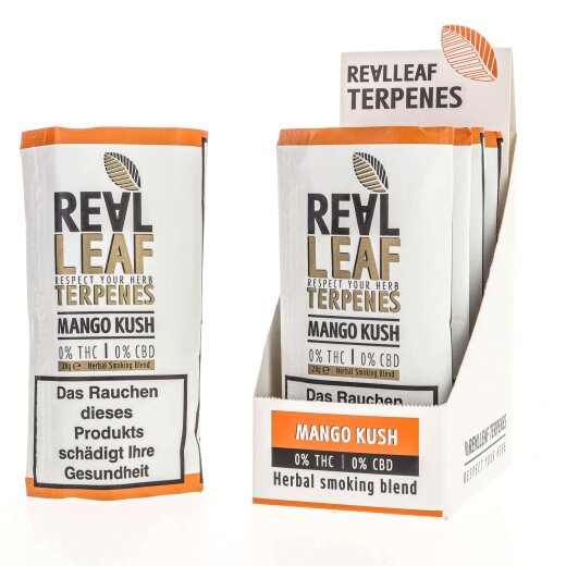 Real Leaf - Feinschnitt - Terpenes - Mango Kush - 20g