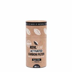 Real Leaf Activated Carbon Filters - Box with 50pcs. -...